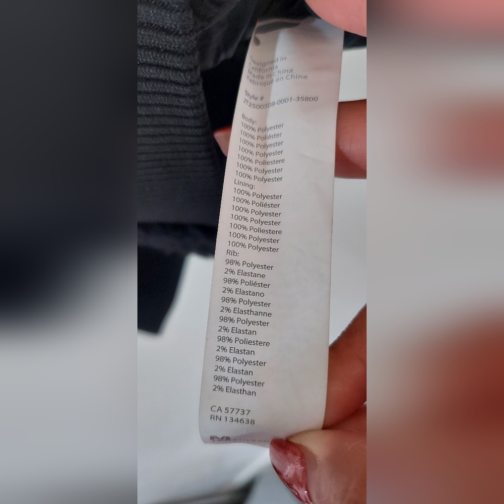 Fabletics Teddy Oversized Jacket Size Medium A4 - image 7